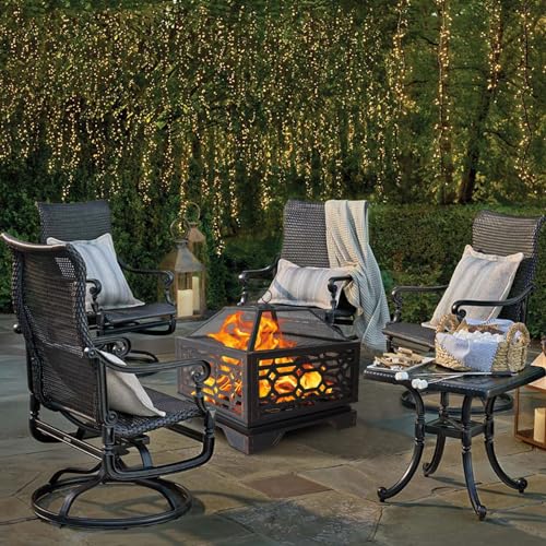 Hykolity 26" Deep Square Outdoor Fire Pit