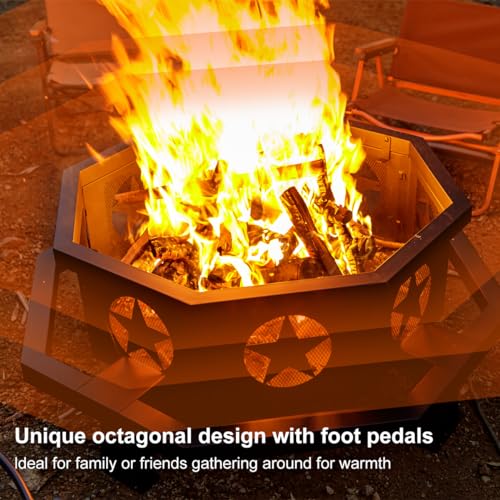 Panovue 42" Heavy Duty Outdoor Fire Pit