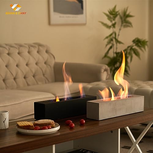 Tabletop Concrete Fire Pit for Indoor & Outdoor
