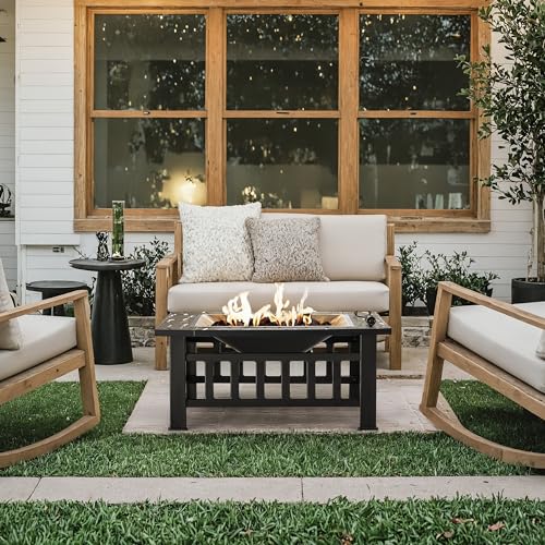 Devoko 81.3 cm Outdoor Fire Pit Table
