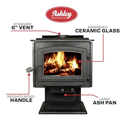Ashley Hearth 3,200 Sq. Ft. Wood Stove