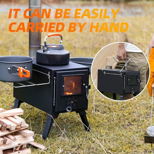 AVOFOREST Small Wood Burning Tent Stove