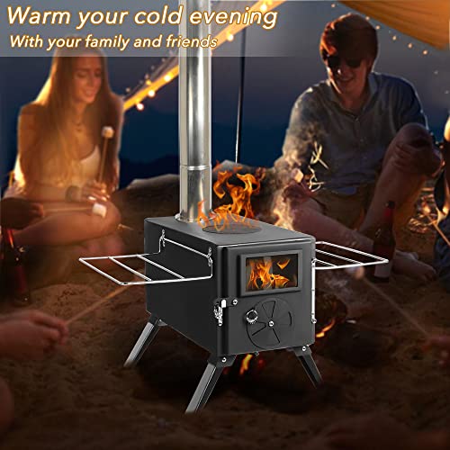 Portable Wood Stove for Camping and Outdoor Activities