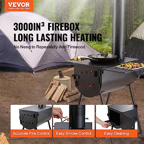 VEVOR Portable Wood Burning Stove for Camping