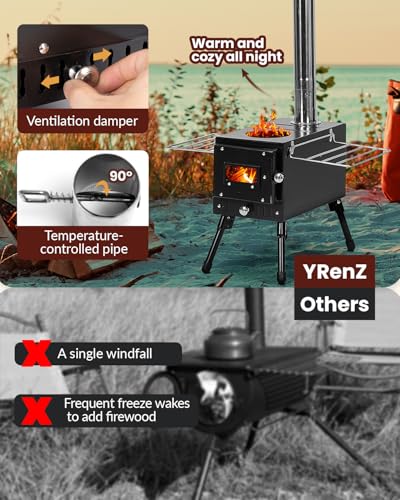 Portable Outdoor Wood Burning Stove for Camping
