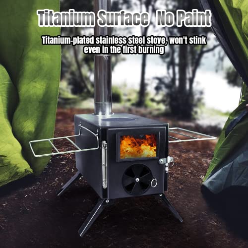 Fitinhot Portable Wood Burning Camp Stove
