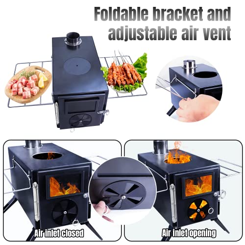 Fitinhot Portable Wood Burning Camp Stove