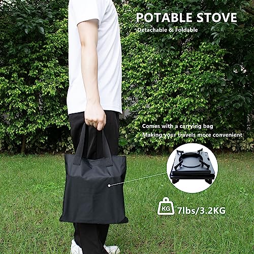 Portable Wood Burning Camp Stove with Carry Bag