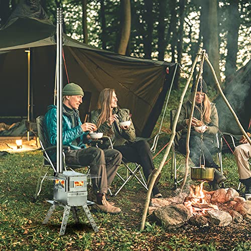 YOLENY Portable Wood Burning Camping Stove