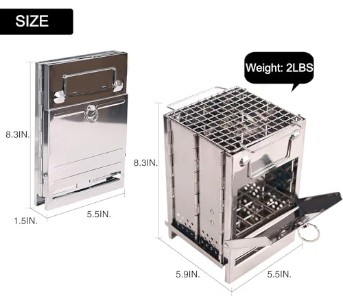 Portable Folding Camping Stove for Outdoor Adventures