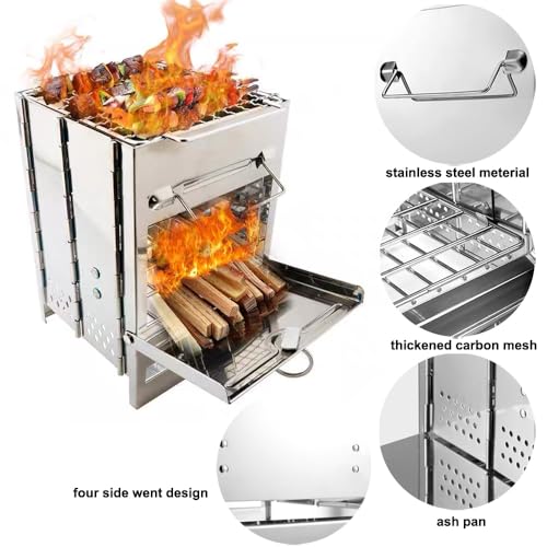 Portable Folding Camping Stove for Outdoor Adventures