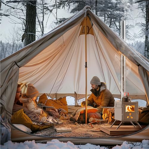 Portable Stainless Steel Camping Wood Stove