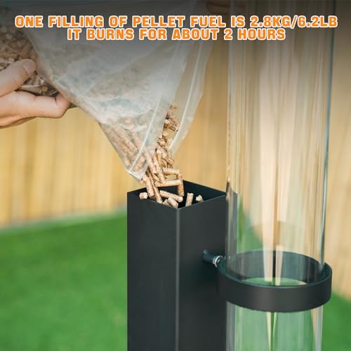 Onlyfire Outdoor Wood Pellet Fire Pit Heater