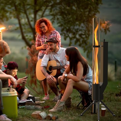 Onlyfire Outdoor Wood Pellet Fire Pit Heater