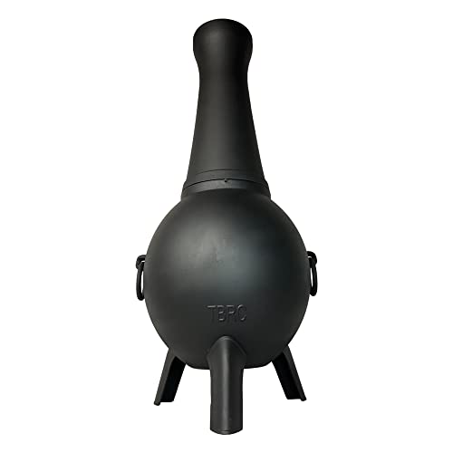 Sun Fire Cast Aluminum Outdoor Chiminea Fireplace