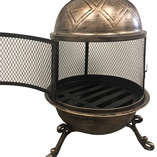 Oakland Living Elite Outdoor Chimenea Fireplace