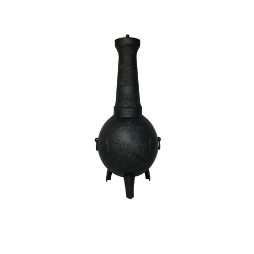 Blue Rooster Charcoal Dragonfly Aluminum Chiminea