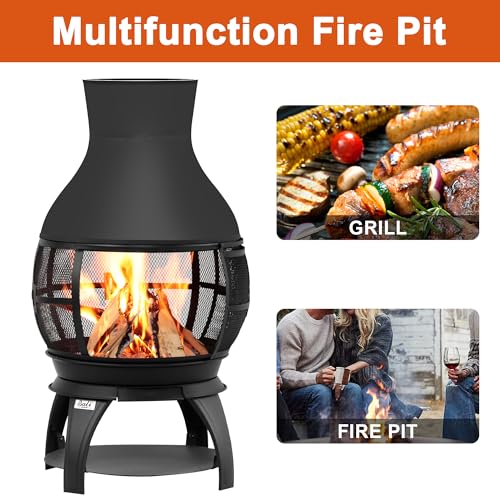 Bali Outdoors Wood Burning Patio Fire Pit