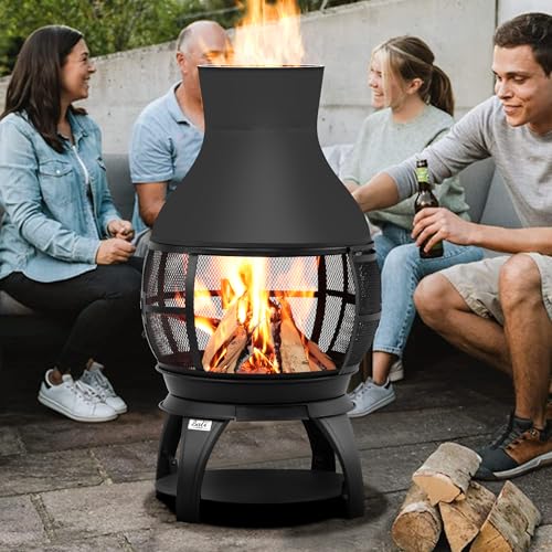 Bali Outdoors Wood Burning Patio Fire Pit