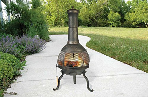 Deckmate Sonora Outdoor Chimenea Fireplace
