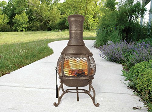 Deckmate Corona 3 Ft. Outdoor Steel Chimenea