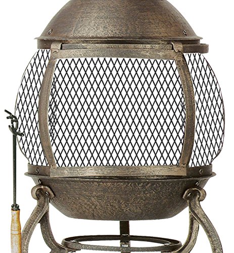 Deckmate Corona 3 Ft. Outdoor Steel Chimenea