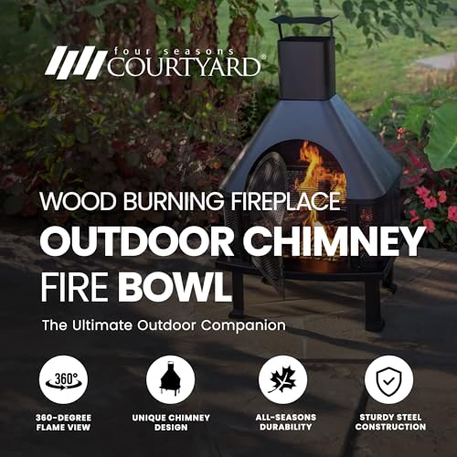 Four Seasons Outdoor Wood Burning Fireplace Bowl