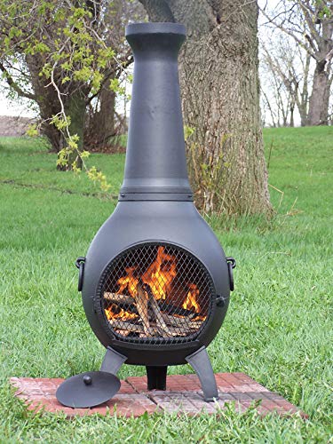 Blue Rooster Prairie Chiminea Outdoor Firepit
