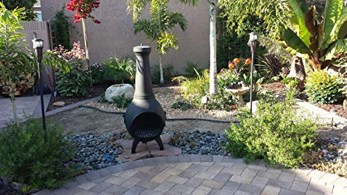 Blue Rooster Prairie Chiminea Outdoor Firepit
