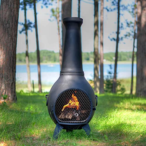 Blue Rooster Prairie Chiminea Outdoor Firepit