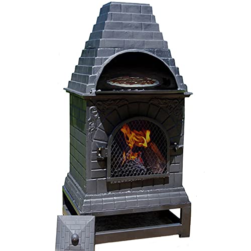 Blue Rooster Casita Grill Chiminea Outdoor Firepit