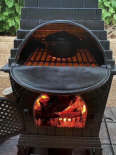 Blue Rooster Casita Grill Chiminea Outdoor Firepit