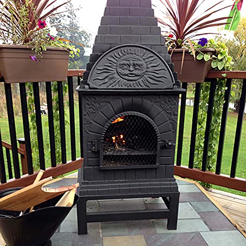 Blue Rooster Casita Grill Chiminea Outdoor Firepit