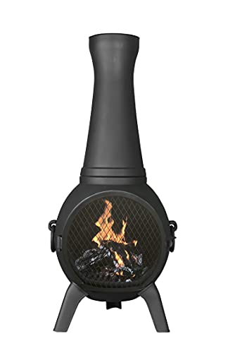 Blue Rooster Prairie Fire Outdoor Wood Burning Chiminea