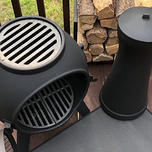 Blue Rooster Prairie Fire Outdoor Wood Burning Chiminea