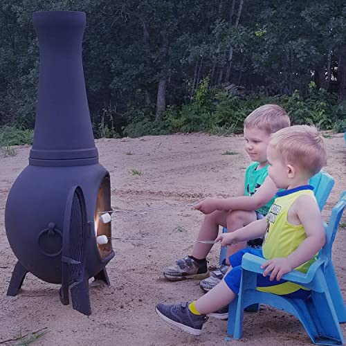 Blue Rooster Prairie Fire Outdoor Wood Burning Chiminea