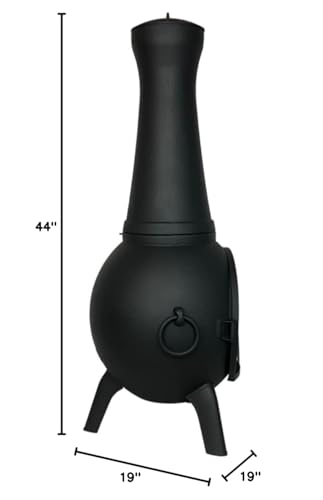 Blue Rooster Prairie Fire Outdoor Wood Burning Chiminea