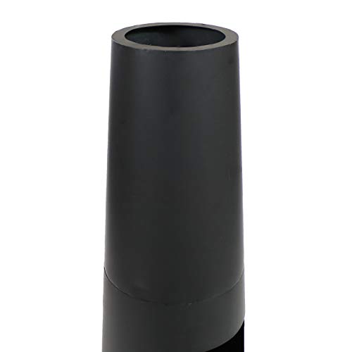 Sunnydaze 49-Inch Heavy-Duty Black Steel Chiminea
