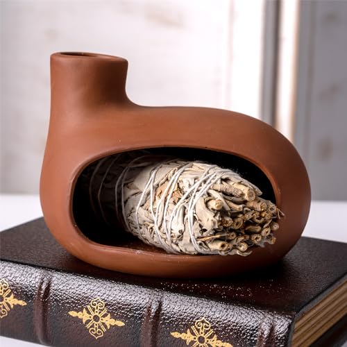 Modern Terracotta Palo Santo Incense Holder