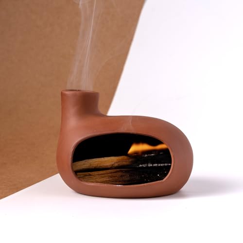 Modern Terracotta Palo Santo Incense Holder