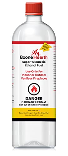 Boone Hearth Bio Ethanol Fireplace Fuel - 6 Quarts