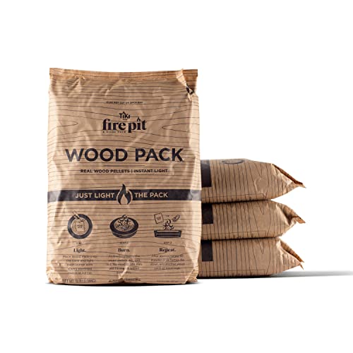 TIKI Brand Fire Pit Wood Pack - 4 Pack