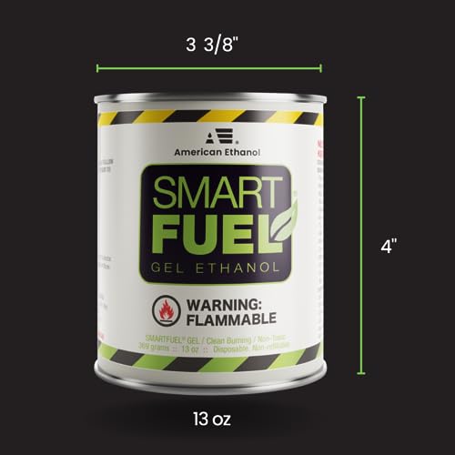 Ethanol Smart Fuel Gel - Clean Burning 6-Pack