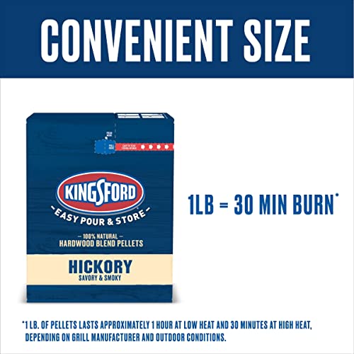 Kingsford Natural Hickory Hardwood Blend Pellets 18 lbs