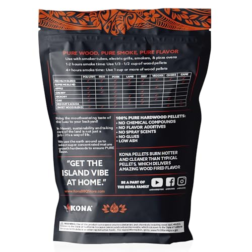 Kona Pizza Blend Wood Smoker Pellets - 2 lbs