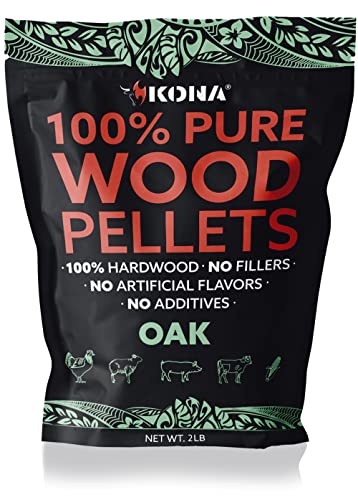 Kona Oak Smoker Pellets for Ninja Grill, 2 lb