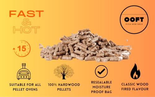 Hardwood Pizza Oven Pellets - 10lb Resealable Bag
