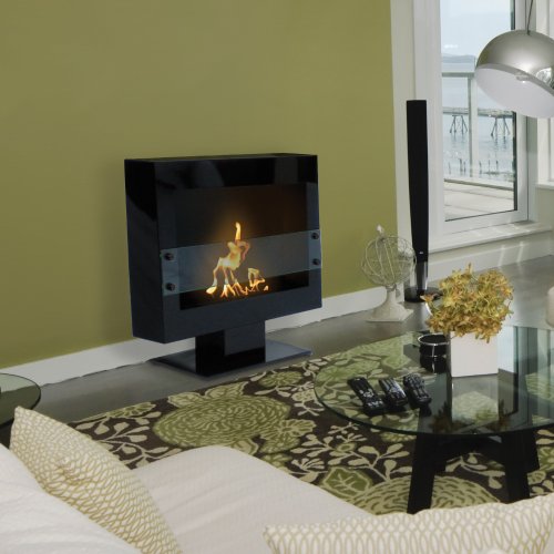 Tribeca II Floor Standing Fireplace by Anywhere