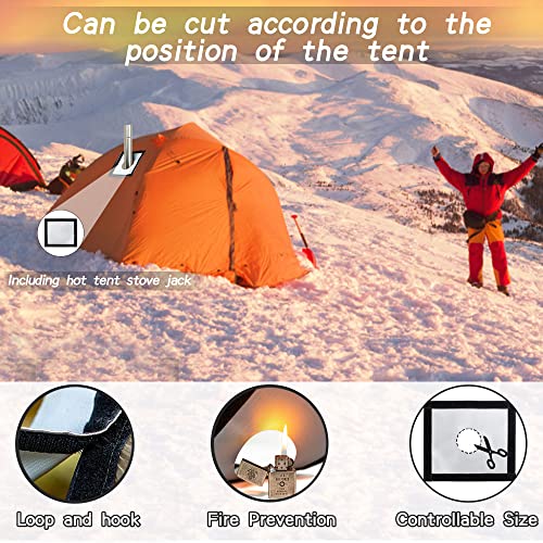 Portable Wood Burning Stove for Camping & Cooking