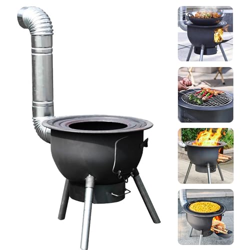 Portable Wood Burning Stove for Outdoor Cooking